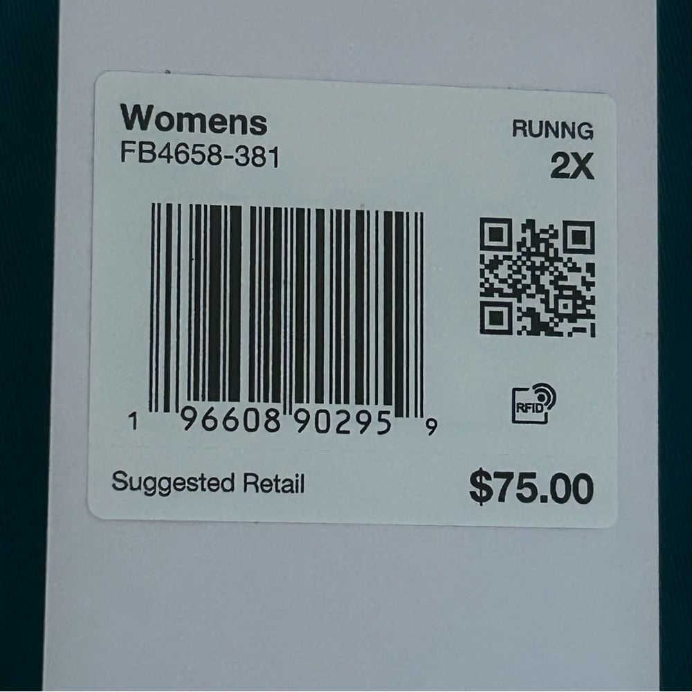 Nike Fast Dri-FIT Leggings 7/8 Mid Rise Teal Women’s Size 2X Large FB4656-381 - Picture 5 of 7